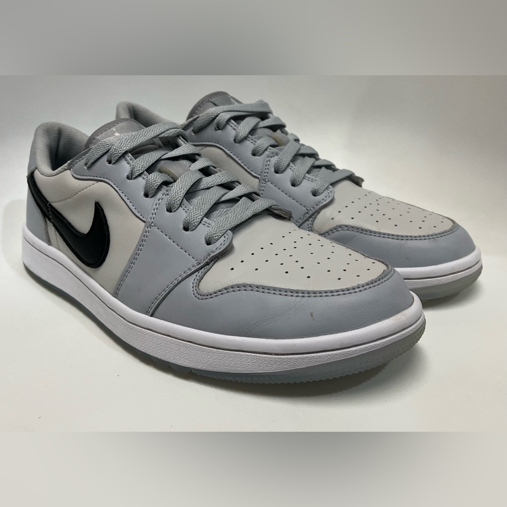 Men’s Size 12 - Nike Air Jordan 1 Low Golf - Wolf Grey - Spikeless - DD9315-002
